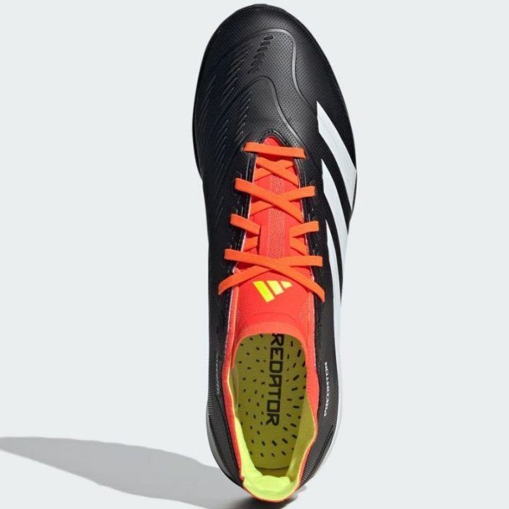 Vyriški futbolo bateliai su guminiais dygliais adidas Predator League, juodi, raudoni ir balti