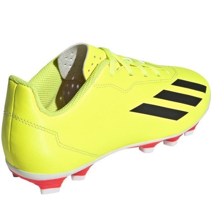 Vyriški futbolo bateliai adidas X Crazyfast Club FxG, geltoni, raudoni ir juodi