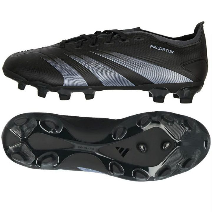 Vyriški futbolo bateliai adidas Predator League L MG, juodi