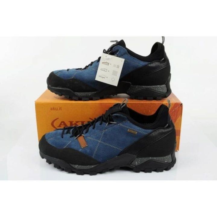 Vyriški žygio batai su GORE-TEX membrana AKU Nativa GTX, mėlyni