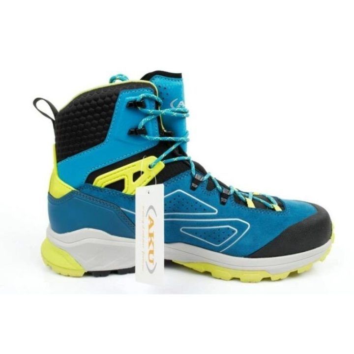 Vyriški žygio batai su GORE-TEX AKU Reactive GTX, mėlyni