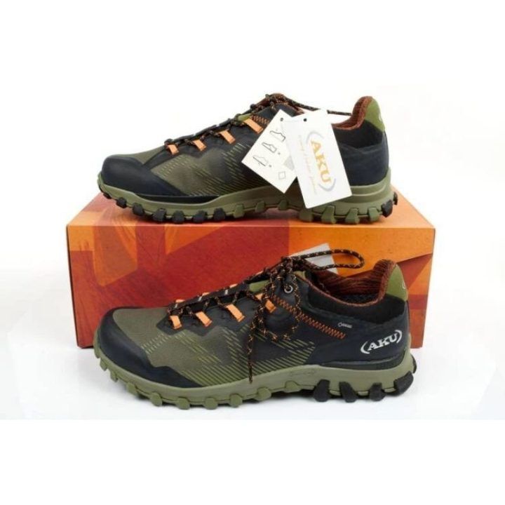 Vyriški žygio batai su GORE-TEX membrana AKU Levia GTX, žali