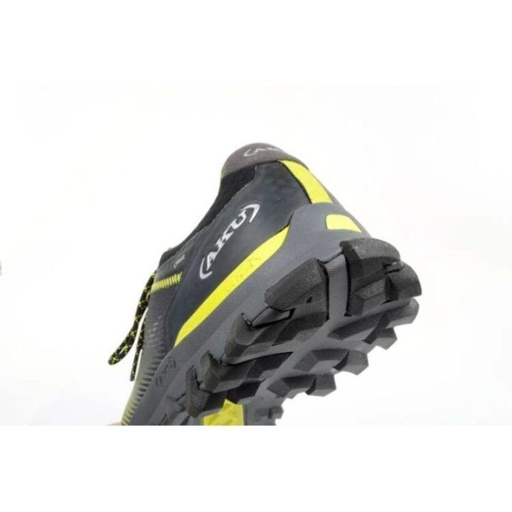 Vyriški žygio batai su GORE-TEX AKU Levia GTX, juodi ir geltoni