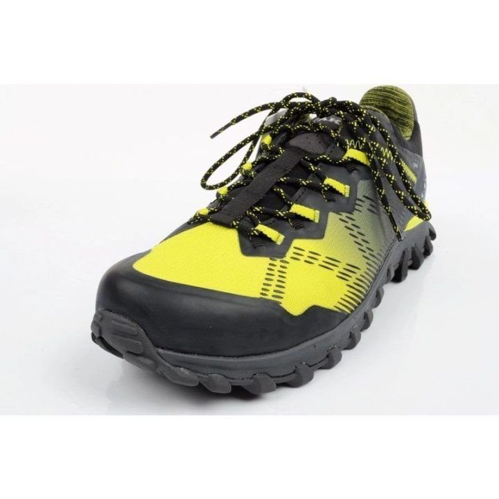 Vyriški žygio batai su GORE-TEX AKU Levia GTX, juodi ir geltoni