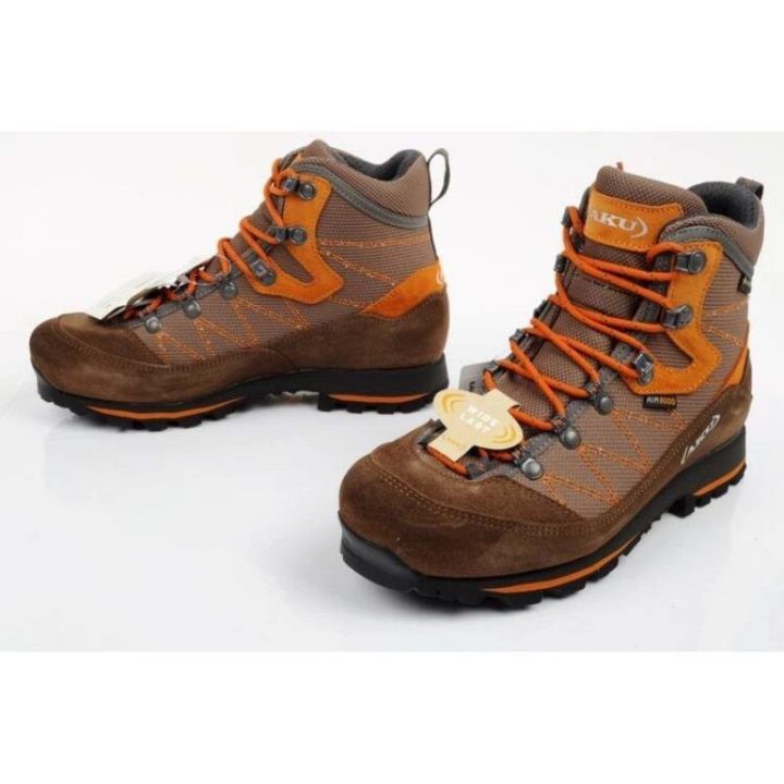 Moteriški žygio batai iš natūralios odos AKU Trekker GTX, rudi
