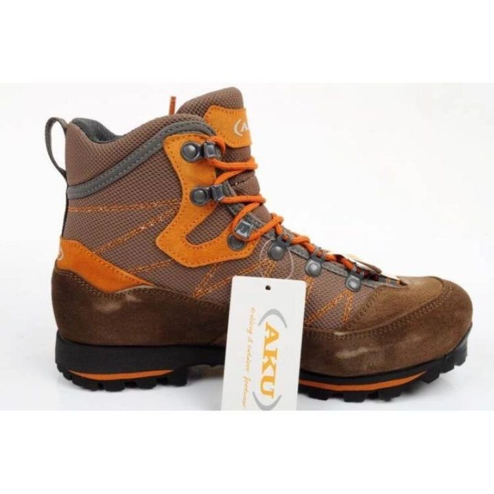 Moteriški žygio batai iš natūralios odos AKU Trekker GTX, rudi