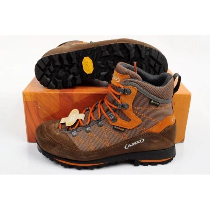 Moteriški žygio batai iš natūralios odos AKU Trekker GTX, rudi