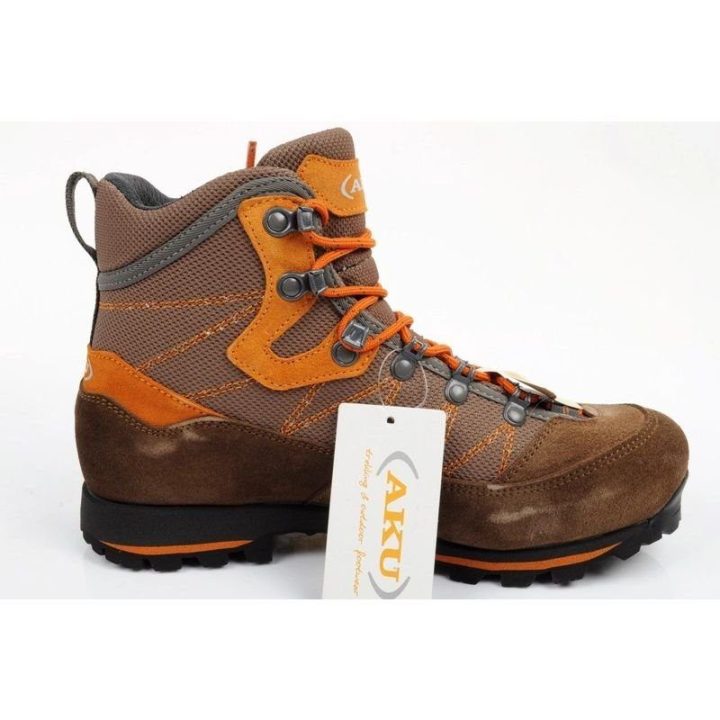 Moteriški žygio batai iš natūralios odos AKU Trekker GTX, rudi