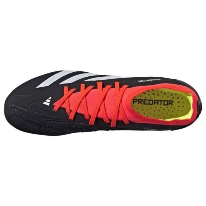 Vyriški žemo profilio futbolo bateliai adidas Predator Pro, juodi