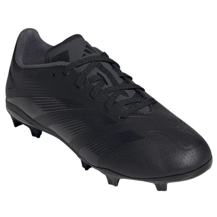 Vaikiški futbolo bateliai FG adidas Predator League, juodi
