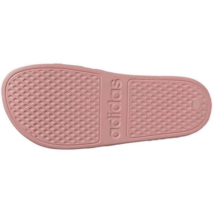 Moteriškos šlepetės baseinui adidas Adilette Aqua, rožinės