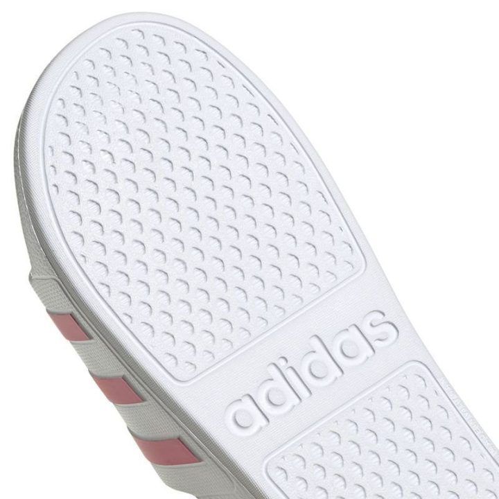 Moteriškos šlepetės adidas Adilette Aqua, baltos ir rožinės