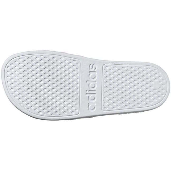 Moteriškos šlepetės adidas Adilette Aqua, baltos ir rožinės