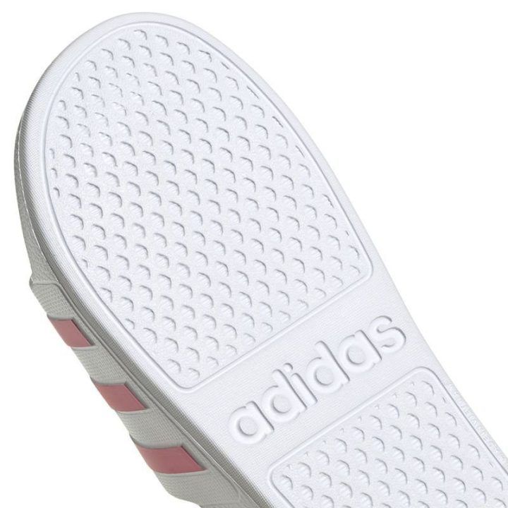 Moteriškos šlepetės adidas Adilette Aqua, baltos ir rožinės