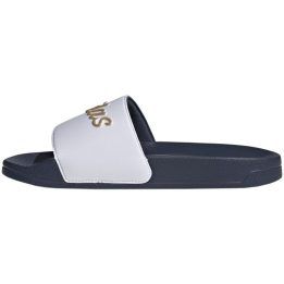 Moteriškos šlepetės adidas Adilette Shower, baltos ir tamsiai mėlynos