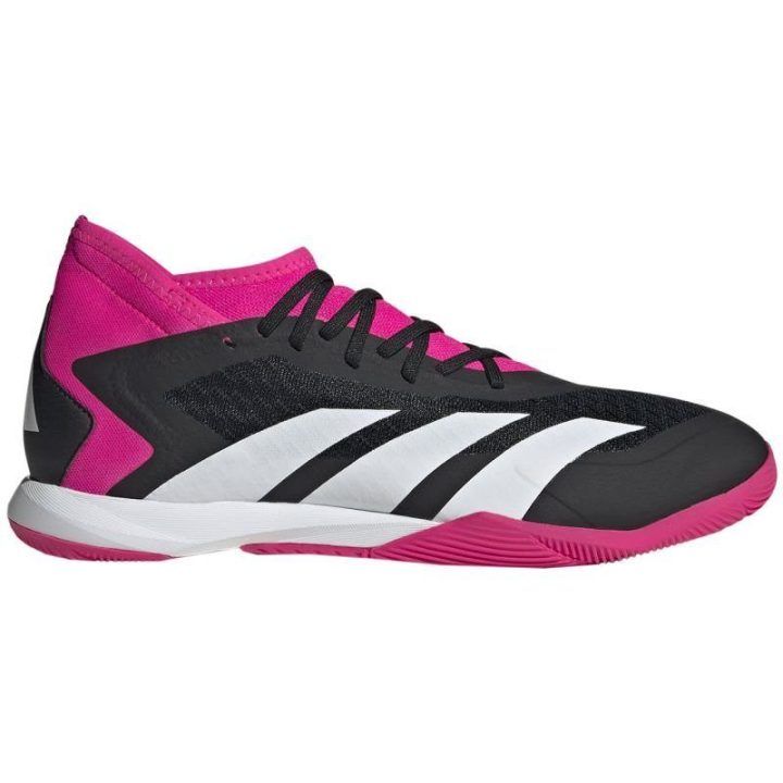Vyriški salės bateliai adidas Predator Accuracy.3 IN, juodi ir rožiniai