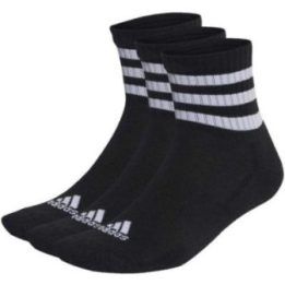 Kojinių komplektas su amortizacija adidas 3-Stripes, 3 poros, juodos