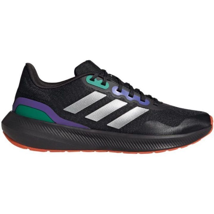 Vyriški bėgimo bekele bateliai adidas Runfalcon 3 TR, juodi