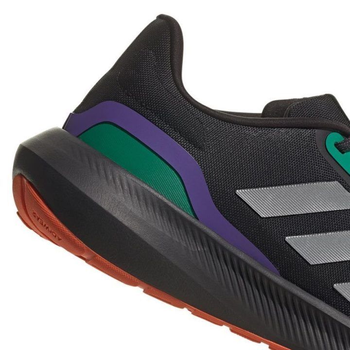 Vyriški bėgimo bekele bateliai adidas Runfalcon 3 TR, juodi