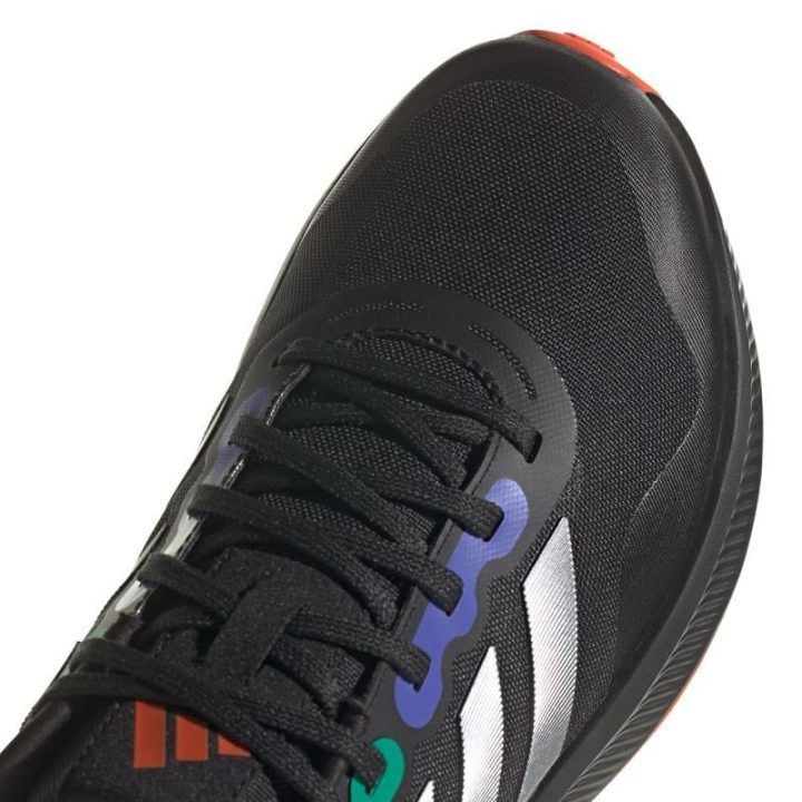 Vyriški bėgimo bekele bateliai adidas Runfalcon 3 TR, juodi