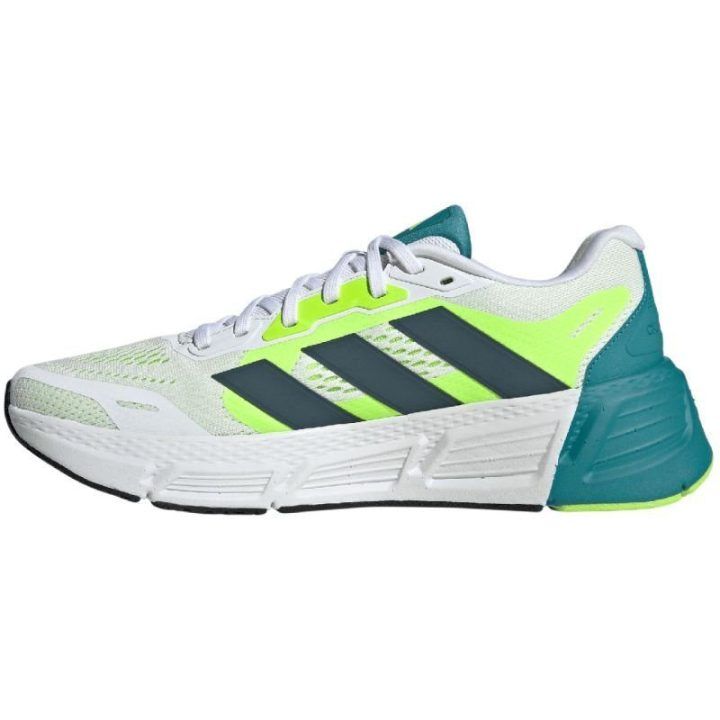 Vyriški bėgimo bateliai adidas Questar 2, balti ir žali