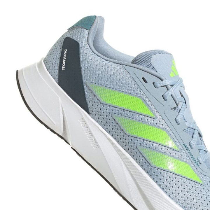 Moteriški bėgimo bateliai adidas Duramo SL, mėlyni ir žali