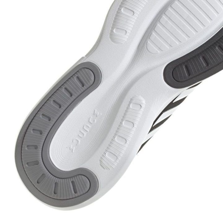 Vyriški bėgimo bateliai su raišteliais adidas AlphaEdge+, juodi