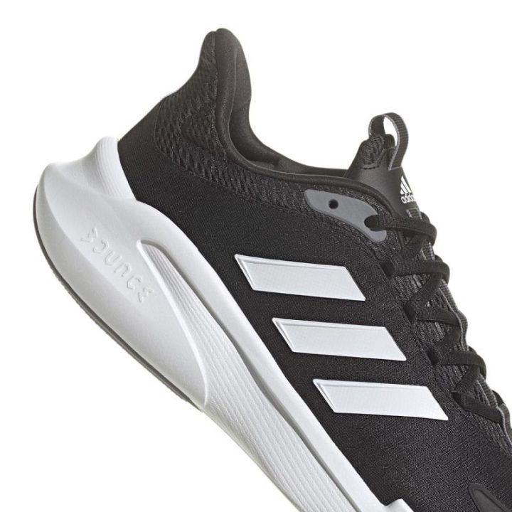 Vyriški bėgimo bateliai su raišteliais adidas AlphaEdge+, juodi