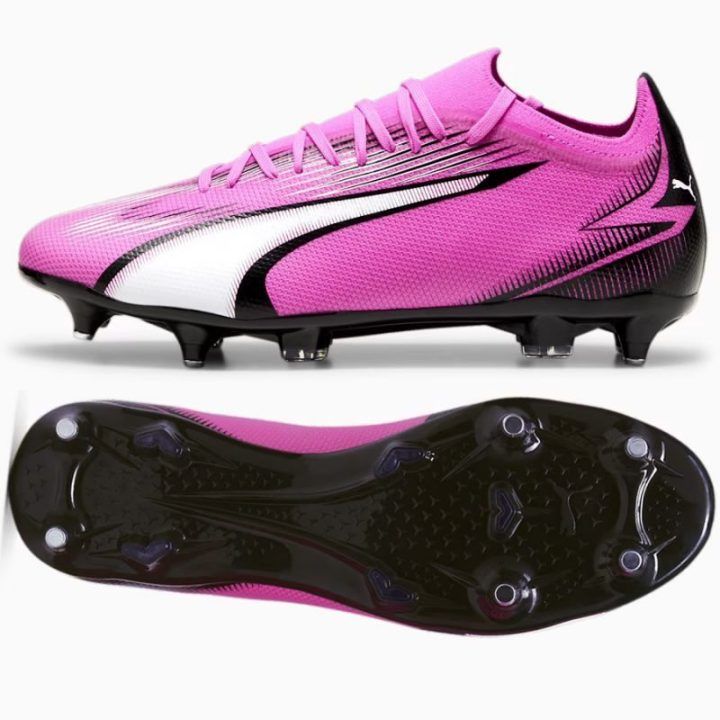 Vyriški futbolo bateliai Puma Ultra Match MxSG, rožiniai
