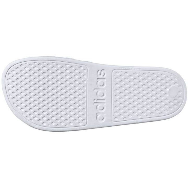 Moteriškos šlepetės baseinui adidas Adilette Aqua, baltos ir mėlynos
