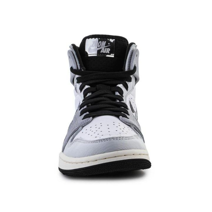 Moteriški sportbačiai Nike Air Jordan 1 Zoom CMFT 2, balti, sidabro spalvos ir juodi