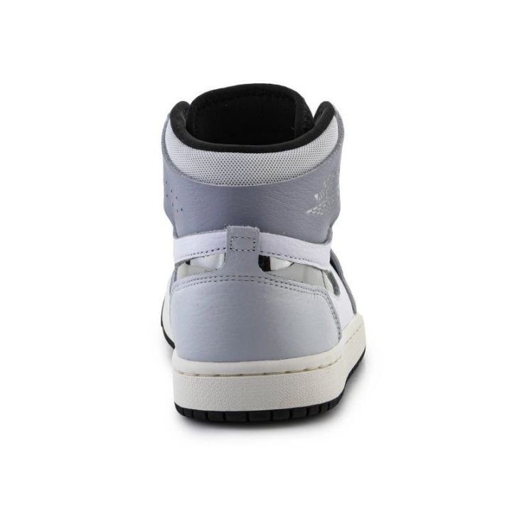 Moteriški sportbačiai Nike Air Jordan 1 Zoom CMFT 2, balti, sidabro spalvos ir juodi
