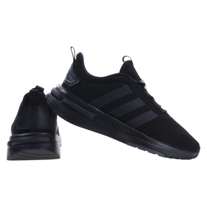 Moteriški žemo profilio sportbačiai adidas Racer TR23, juodi