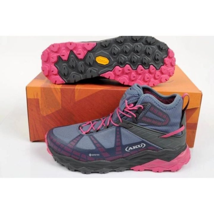 Moteriški žygio batai su GORE-TEX Aku Flyrock GTX, mėlyni