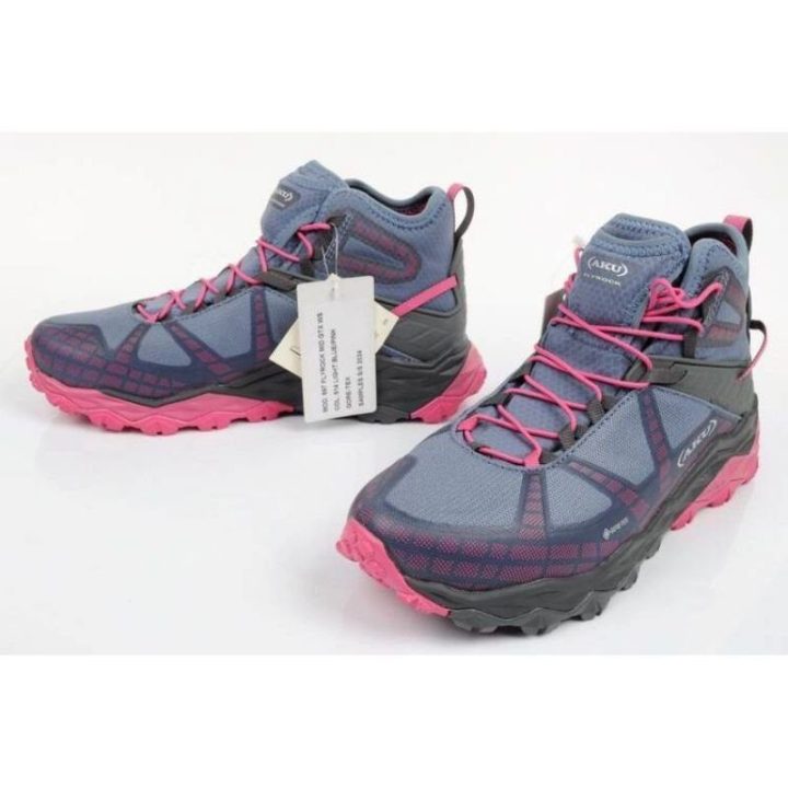 Moteriški žygio batai su GORE-TEX Aku Flyrock GTX, mėlyni