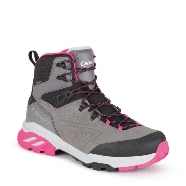Moteriški žygio batai su GORE-TEX AKU Reactive GTX, pilki