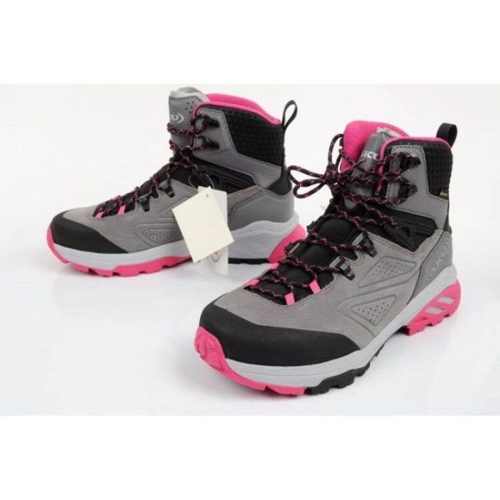 Moteriški žygio batai su GORE-TEX AKU Reactive GTX, pilki
