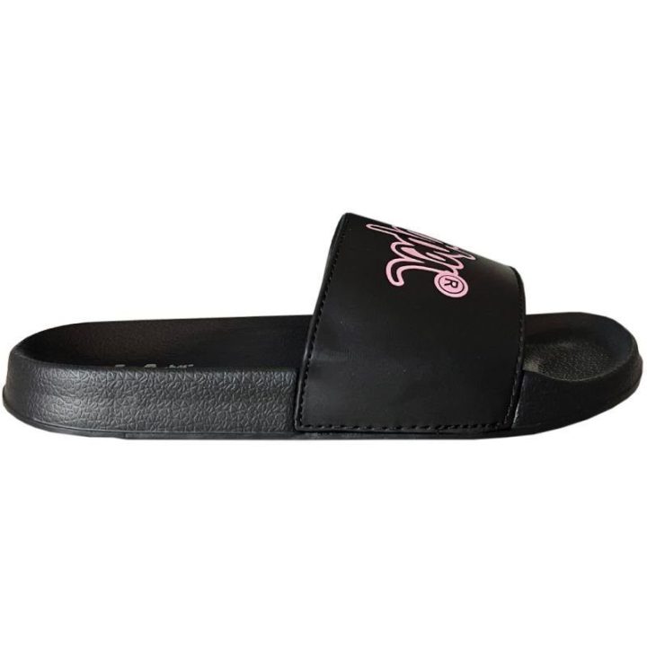 Moteriškos šlepetės Lee Cooper, juodos ir rožinės