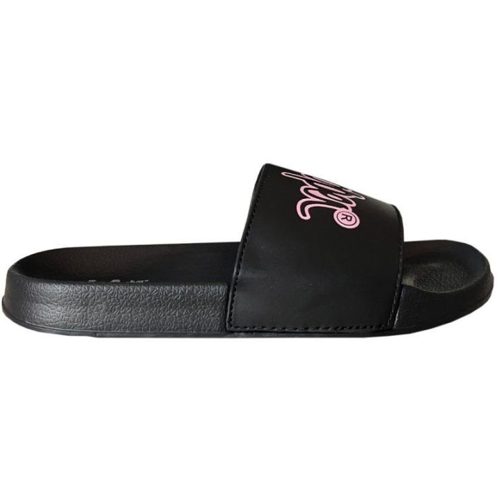 Moteriškos šlepetės Lee Cooper, juodos ir rožinės