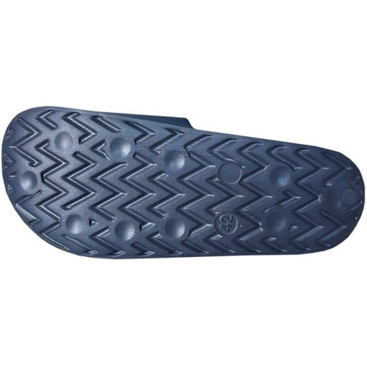 Vyriškos vasarinės šlepetės Lee Cooper, tamsiai mėlynos ir baltos