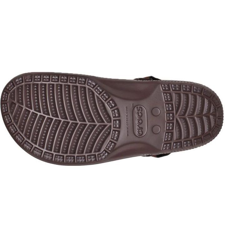 Vyriškos klumpės su lipukais Crocs Yukon Vista II LR, rudos