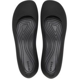 Moteriškos šlepetės su plokščiu padu Crocs Brooklyn Flat, juodos