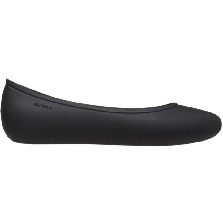 Moteriškos šlepetės su plokščiu padu Crocs Brooklyn Flat, juodos