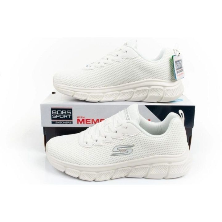 Vyriški sportbačiai Skechers BOBS B Flex Chill Edge, balti