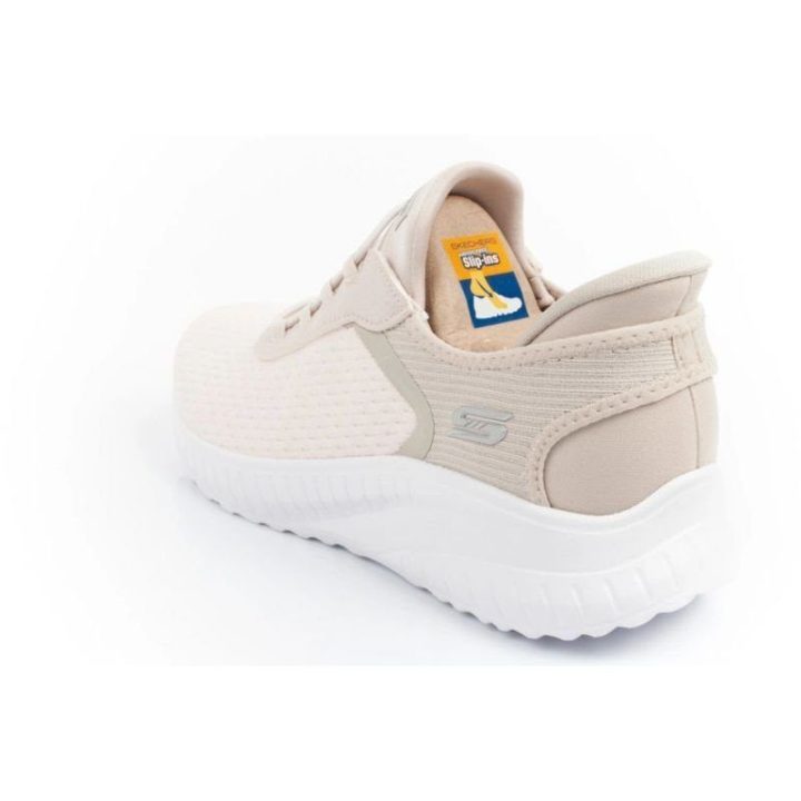 Moteriški sportbačiai Skechers Bobs Squad Slip-ins, smėlio