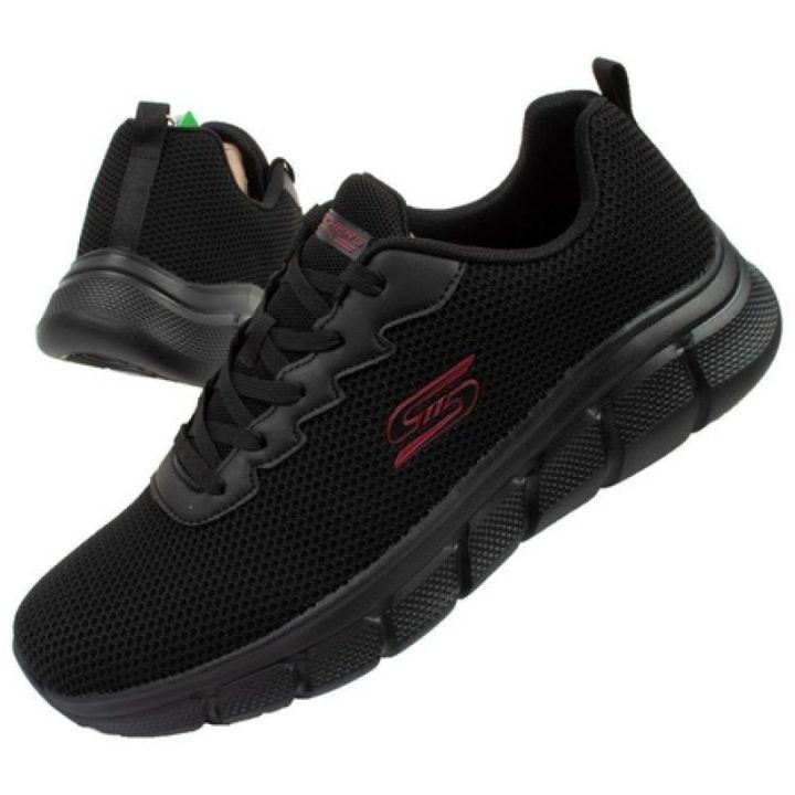 Vyriški sportbačiai Skechers BOBS B Flex Chill Edge, juodi