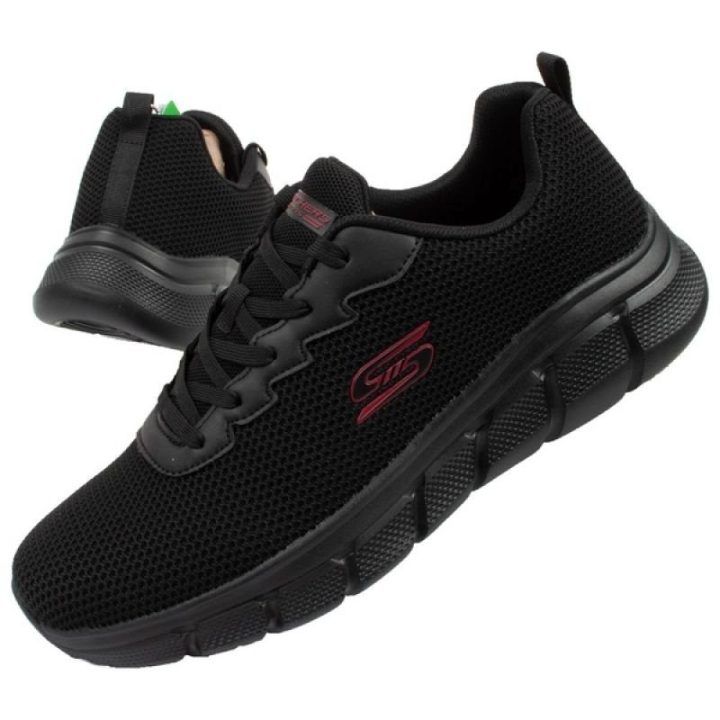 Vyriški sportbačiai Skechers BOBS B Flex Chill Edge, juodi