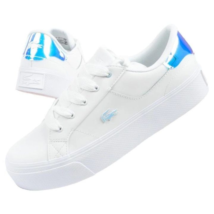 Moteriški odiniai sportbačiai Lacoste Ziane Platform, balti