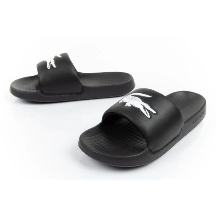 Vyriškos šlepetės Lacoste Serve Slide, juodos