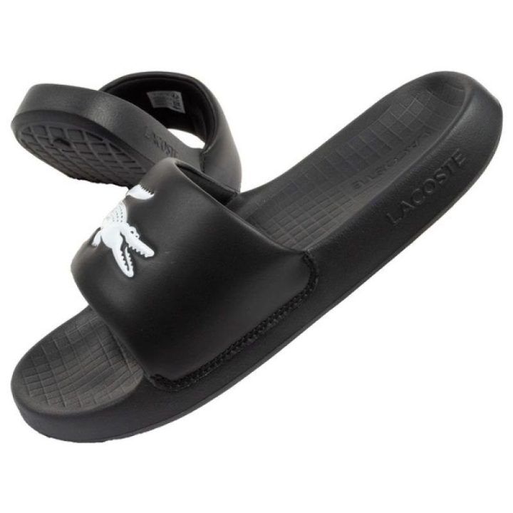 Vyriškos šlepetės Lacoste Serve Slide, juodos